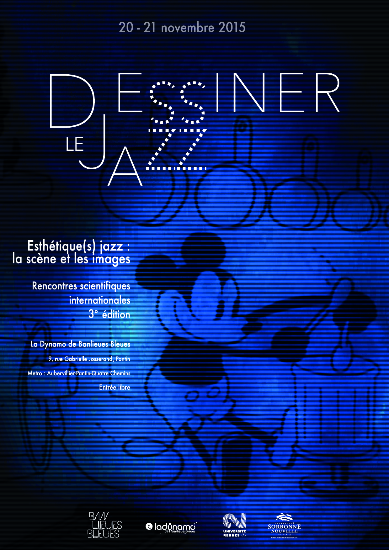 affiche dessiner le jazz