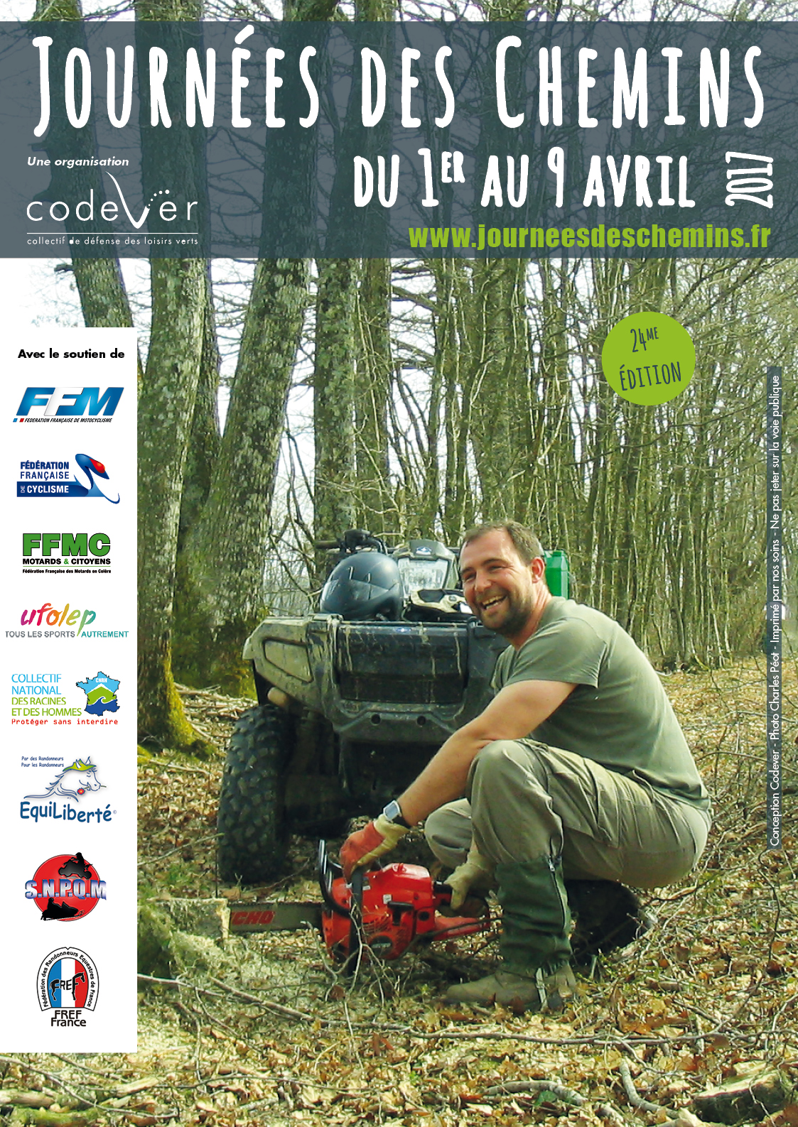 24ème édition des Journées des Chemins, du samedi 1er avril au dimanche 9 avril 2017 image-24052