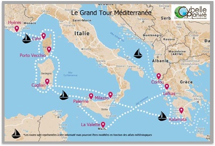 especes marines Grand Tour méditerranée cybelle planete
