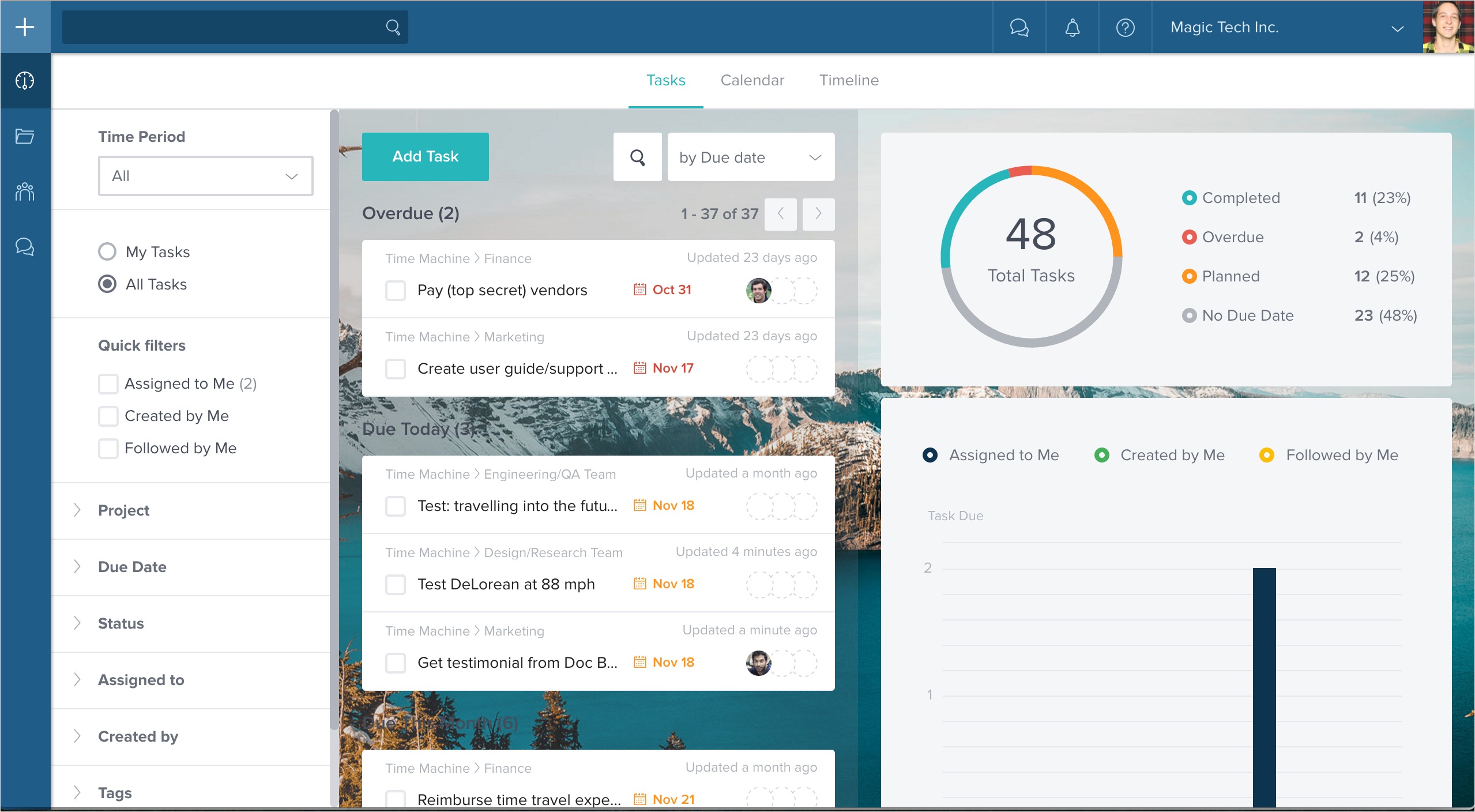 Taskworld est un outil collaboratif d'aide à la gestion de projet