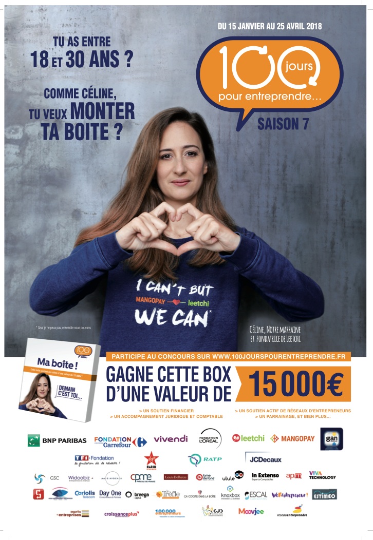 concours 100 jours pour entreprendre 2018