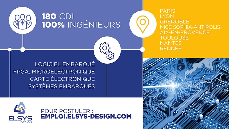 Grenoble et Lyon : Elsys recrute de nombreux ingénieurs ou informaticiens en 2021 Illustrationelsysdesign2021