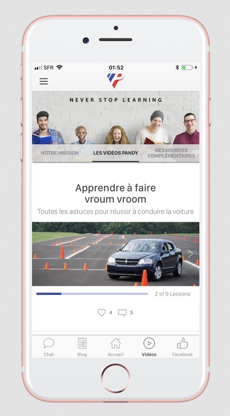 application pandy permis 