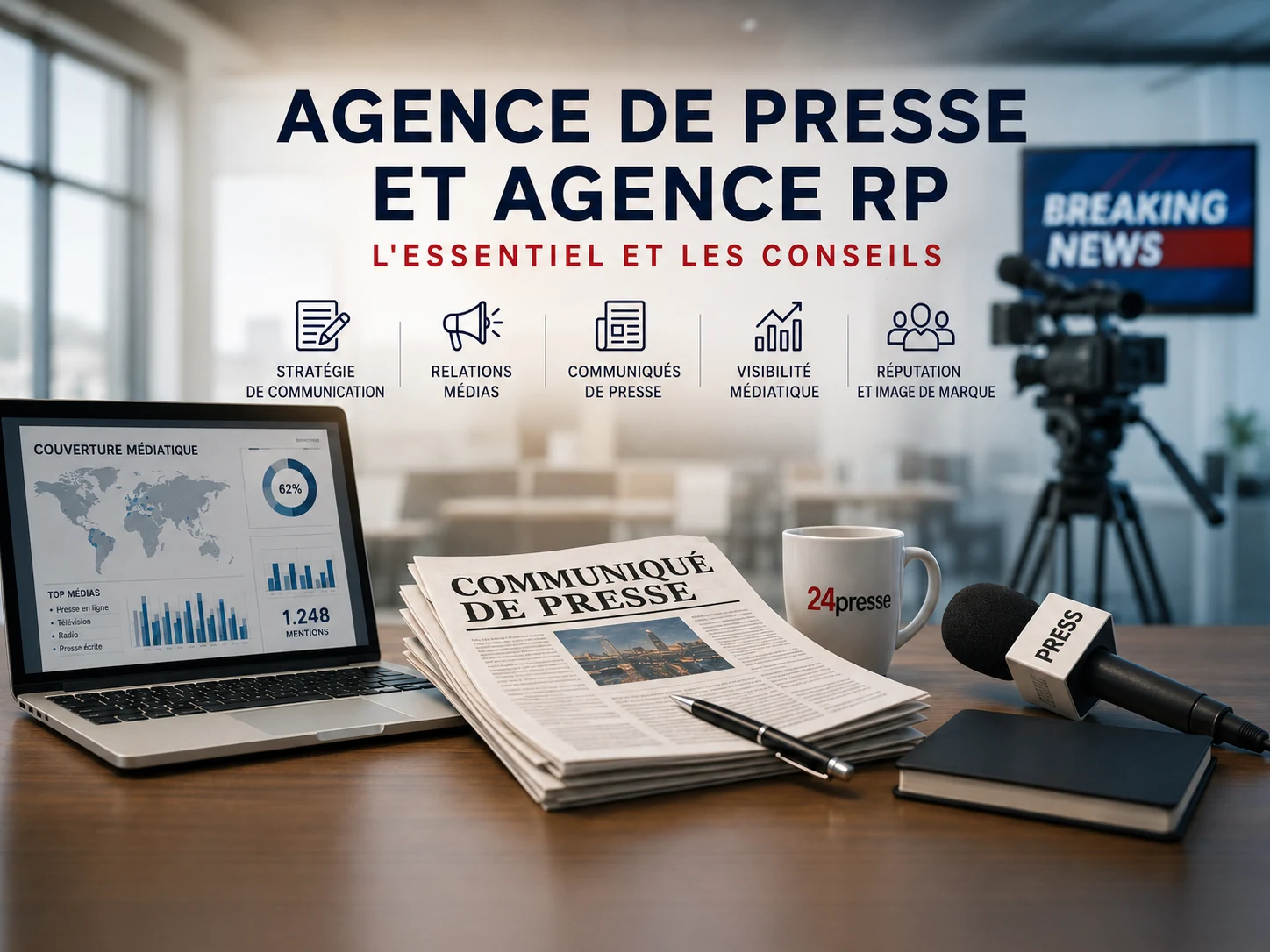 Agence de presse et agence RP : l’essentiel et les conseils Agence de presse et agence RP : stratégie, relations médias et communiqués de presse
